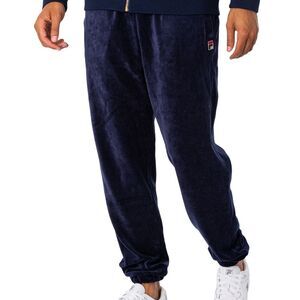 Fila Blue Velour Jogger Track Pants Size Medium